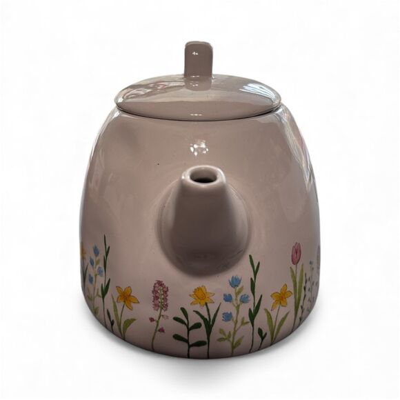 Rae Dunn Mom's Floral Ceramic Tea Kettle - Picture 2 of 3
